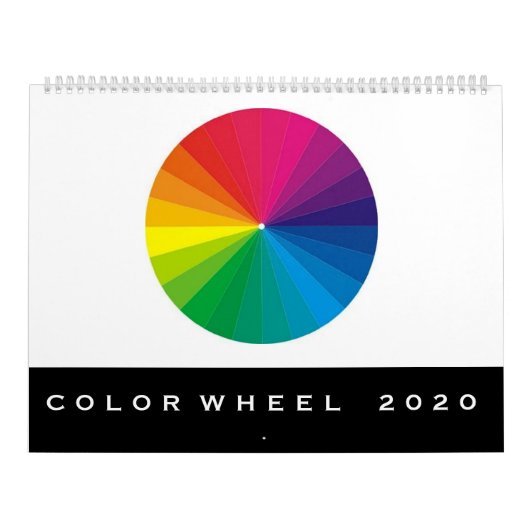 CALENDRIER D'ART DE LA ROUE DE COULEUR 2020 (Protection)