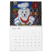 CALENDRIER D'ART DE L'ANIMAL DE COMPAGNIE DE CHEF (Jan 2027)