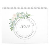 Calendrier d'art de l'aquarelle de la Bible Verse (Protection)