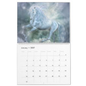 Calendrier d'art de licornes (Jan 2027)