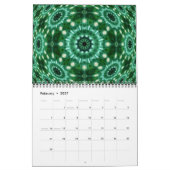 Calendrier d'art de mandala (Feb 2027)