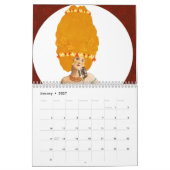 calendrier d'art de portrait (Jan 2027)