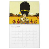 calendrier d'art de portrait (Feb 2027)