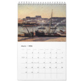 Calendrier d'art de Rouen de Pissarro (11" x 7") (Mar 2026)