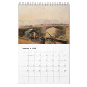Calendrier d'art de Rouen de Pissarro (11" x 7") (Feb 2026)