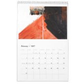 Calendrier d'art de Ruth Kedar 2026 en noir (Feb 2027)