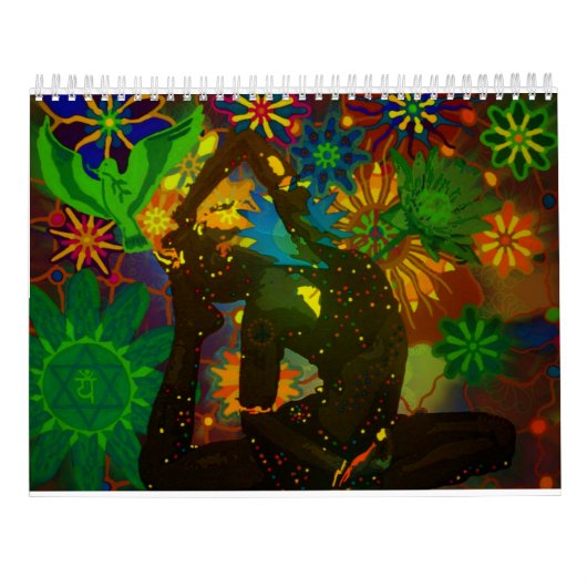 Calendrier d'art de yoga par Karmym pour 2016 (Dos)