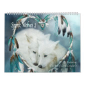 Calendrier d'art des loups 2 d'esprit (Protection)