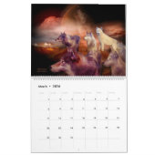 Calendrier d'art des loups 2 d'esprit (Mar 2026)