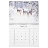 Calendrier d'art d'hiver et de neige (Jan 2027)