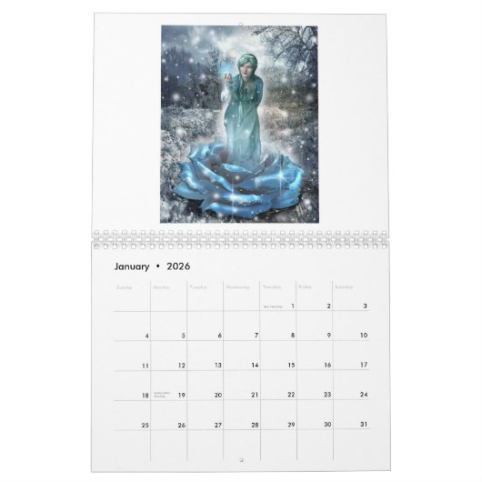 Calendrier d'art d'imaginaire - version 1 (Jan 2026)