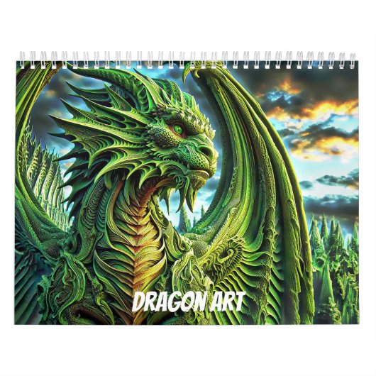 Calendrier d'art Dragon 2026 (Protection)