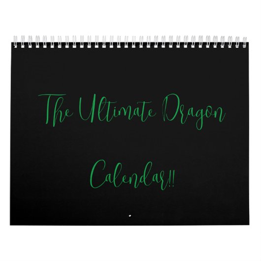 Calendrier d'art Dragon Ultime (Protection)