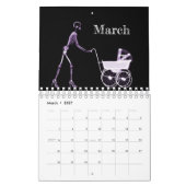 Calendrier d'art en rayons X 4 - violet (Mar 2027)