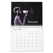 Calendrier d'art en rayons X 4 - violet (Jan 2026)