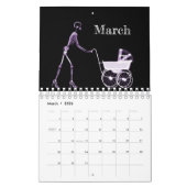 Calendrier d'art en rayons X 4 - violet (Mar 2026)