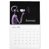 Calendrier d'art en rayons X 4 - violet (Jan 2026)