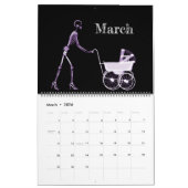 Calendrier d'art en rayons X 4 - violet (Mar 2026)