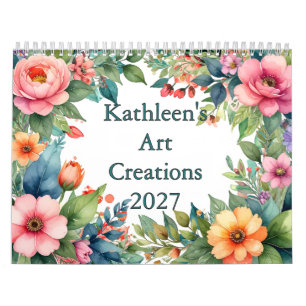 Calendrier d'art fantaisiste de création artistiqu
