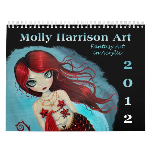 Calendrier d'art fantastique 2012 par Molly Harris (Protection)