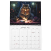Calendrier d'art fantastique 2027 Chats fantastiqu (Jan 2027)