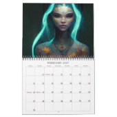 Calendrier d'art fantastique de créatures faes 202 (Feb 2027)