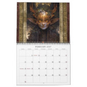 Calendrier d'art fantastique des elfes de fantasy (Feb 2027)