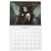 Calendrier d'art fantastique des fées sombres 2027 (Jan 2027)