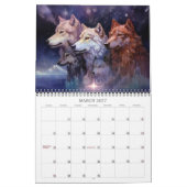 Calendrier d'art fantastique Loup Magique 2027 (Mar 2027)