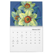 Calendrier d'art faune et flore variées (Feb 2027)