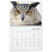 Calendrier d'art faune et flore variées (Jan 2027)