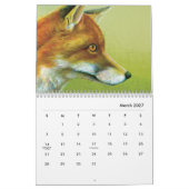 Calendrier d'art faune et flore variées (Mar 2027)