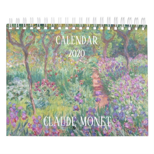 CALENDRIER D'ART FINE Claude Monet 2020 (Protection)
