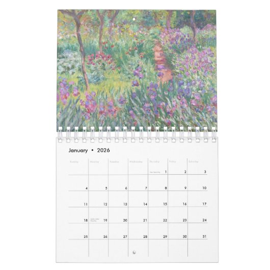 CALENDRIER D'ART FINE Claude Monet 2020 (Jan 2026)
