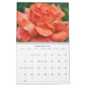 Calendrier d'art floral Orange (Feb 2027)