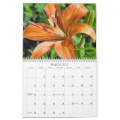 Calendrier d'art floral Orange (Mar 2027)