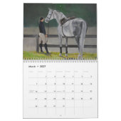 Calendrier d'art hippique 2021 par Charlotte Yeale (Mar 2027)
