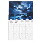 Calendrier d'art impasto coloré (Jan 2027)