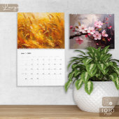 Calendrier d'art Impasto Coloré