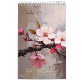 Calendrier d'art impasto coloré (Protection)