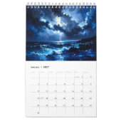 Calendrier d'art impasto coloré (Jan 2027)