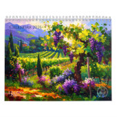 Calendrier d'art Impasto vibrant 2026 (Protection)