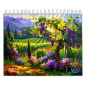 Calendrier d'art Impasto Vibrant 2026 (Protection)