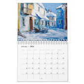 Calendrier d'art Impasto Vibrant 2026 (Jan 2026)