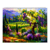 Calendrier d'art Impasto vibrant 2026 (Protection)