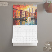 Calendrier d'art Impasto vibrant 2026