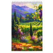 Calendrier d'art Impasto vibrant 2026 (Protection)