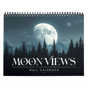 Calendrier d'art lunaire de vues de pleine lune 20