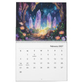 Calendrier d'art mystique céleste enchanté 2026 (Feb 2027)