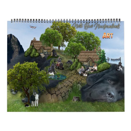 Calendrier d'art numérique Notta Bear (Protection)